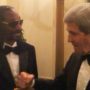 John Kerry fist bumps with Snoop Dogg at White House