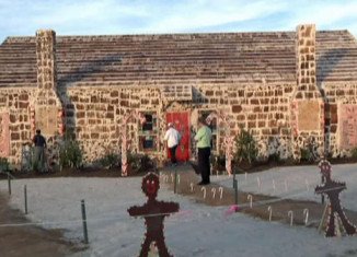 The giant gingerbread house in Bryan, Texas, has been declared the biggest ever by Guinness World Records