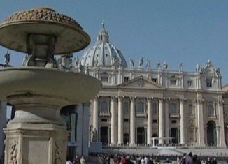 The man has been severely injured after setting himself on fire in St Peter's Square in Vatican City