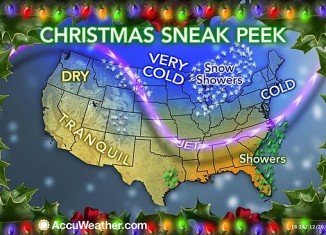 The worst weather will focus on the days prior to Christmas as millions of travelers take to the roads and skies in the US and southern Canada