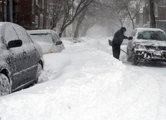 A second major winter storm will hit the East Coast with up to 12in of snow, blowing wind and bitter cold forecast