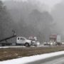Deep South winter storm leaves thousands stranded on highways