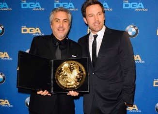Alfonso Cuaron has picked up the top film honor from the Directors Guild of America for space drama Gravity