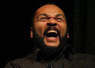 Dieudonne M'Bala M'Bala has been questioned by police after bailiffs alleged they were fired on with rubber bullets at the French comedian’s house