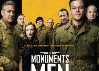 George Clooney pranked his father at a screening of his new movie The Monuments Men by suggesting the old man had passed on in the credits