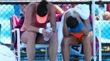 High temperatures have halted matches at the Australian Open tennis tournament