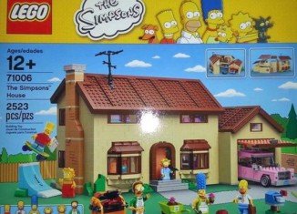 LEGO will produce a construction set based on hit TV animation The Simpsons