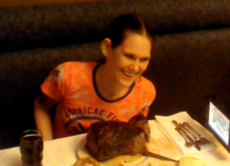 Molly Schuyler has smashed the world record for speed eating by devouring a 72oz steak in 2 minutes and 44 seconds