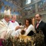 Pope Francis baptizes 32 infants in Sistine Chapel