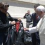 Pope Francis’ Harley-Davidson motorcycle and leather jacket up for sale