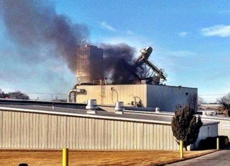 Two people have died and 10 others were seriously hurt in an explosion and partial building collapse at an animal feed processing plant in Omaha