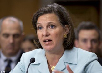 After meeting Ukraine's President Viktor Yanukovych in Kiev, Victoria Nuland said she would not make a public statement on the matter