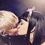 Miley Cyrus kisses Katy Perry while singing Adore You at LA concert