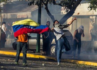 Nicolas Maduro has threatened to expel the CNN staff from Venezuela over its reporting of recent protests there