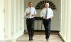 President Barack Obama and Vice-President Joe Biden are taking part in First Lady Michelle Obama’s health campaign Let's Move by making a film while jogging around the White House