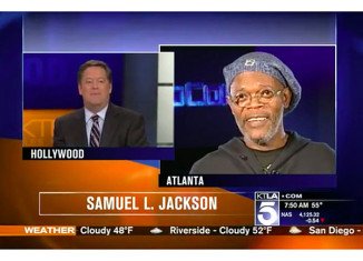 Samuel L. Jackson has admonished KTLA reporter Sam Rubin who mistook him for fellow movie star Laurence Fishburne