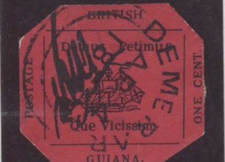 The one-cent Magenta, regarded by collectors as the world's most famous rare stamp, might sell for up to $20 million