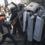 Ukraine protesters clash with police amid tensions over constitution changes