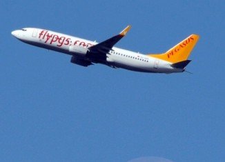 Turkey scrambled an F-16 fighter jet to accompany the Pegasus Airlines plane as it landed at Istanbul's Sabiha Gokcen airport after a flight from the Ukrainian city of Kharkov