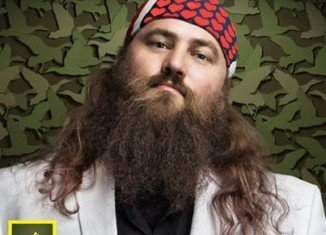 Willie Robertson sported a special bandanna to celebrated this year’s Valentine’s Day