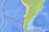 A 6.7-magnitude earthquake hit off the northern coast of Chile on Sunday evening