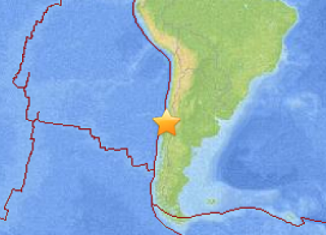 A 6.7-magnitude earthquake hit off the northern coast of Chile on Sunday evening