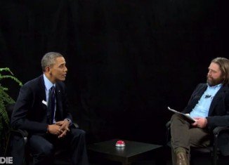 Barack Obama has been interviewed by comedian Zach Galifianakis for his spoof chat show Between Two Ferns