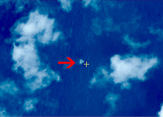 China has released satellite images of possible debris from the missing Malaysia Airlines flight MH370