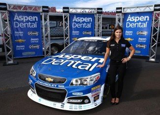 Danica Patrick will be sporting a new look with sponsorship from Aspen Dental at LVMS