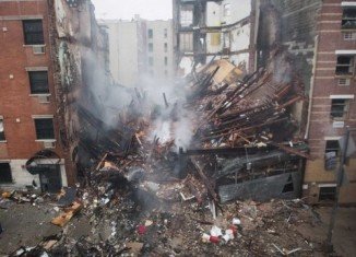 East Harlem explosion destroyed two buildings and smashed nearby windows