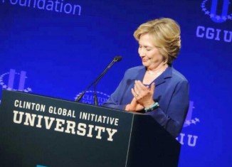 Hillary Clinton speaks at student conference for Clinton Global Initiative University