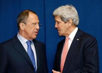 John Kerry and Sergei Lavrov have arrived in Paris for crisis talks on Ukraine