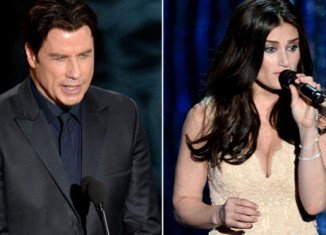 John Travolta made a gaffe during last night's Oscars ceremony as he took to the stage to introduce Idina Menzel