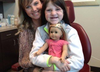 Mia Robertson underwent her latest cleft lip and palate surgery in January