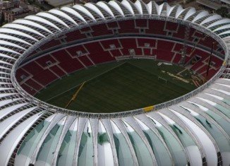 Porto Alegre's Beira Rio stadium is nearly ready, but it still needs temporary structures to house the media, sponsors and other requirements by FIFA