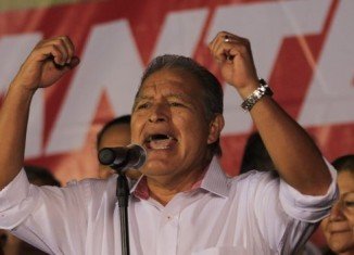 Salvador Sanchez Ceren won 50.11 percent of the votes in the March 9 presidential poll