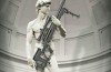 The ArmaLite advertisement showing Michelangelo's David holding a rifle has sparked outrage in Italy