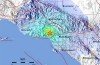 The earthquake struck 5.6 miles from the Los Angeles neighborhood of Westwood