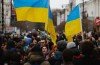 Ukraine would not intervene militarily in Crimea, even though a secession referendum there was a sham