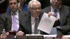 Vitaly Churkin told a Security Council meeting that Viktor Yanukovych wrote Vladimir Putin asking for troops in Crimea