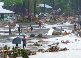 At least 30 people are still missing after flash floods that have killed 12 people and left some 10,000 homeless in the Solomon Islands