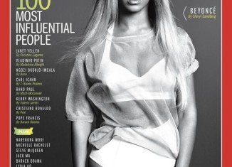 Beyonce features the cover of Time magazine's special 100 most influential people issue in 2014