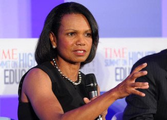 Condoleezza Rice’s appointment to the board of file-sharing company Dropbox is being criticized by some service users