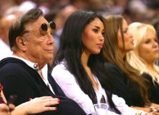 In a recording posted by TMZ, a man it says is Donald Sterling is heard asking his girlfriend V. Stiviano not to broadcast her association with black people nor bring them to games