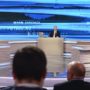 Vladimir Putin speaks about Crimea and Ukraine at his annual televised Q&A session