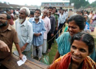 India has begun voting in the world's biggest election
