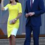 Prince William makes fun of Kate Middleton’s Roksanda Ilincic yellow dress