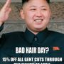 London hair salon visited by North Korean officials over Kim Jong-un ad