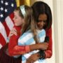 Charlotte Bell: Girl hands Michelle Obama her unemployed father’s resume