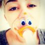 Miley Cyrus leaves hospital after being treated for severe allergic reaction to antibiotics